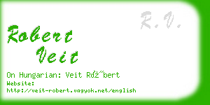 robert veit business card